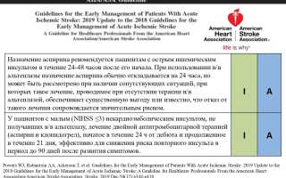 Первичные и вторичные методики профилактики мозгового удара