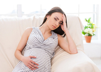 Проявление симптомов при беременности