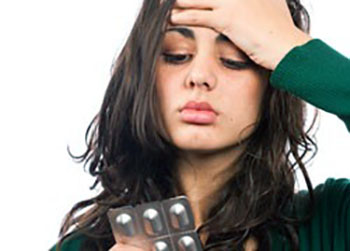 Прием обезболивающий