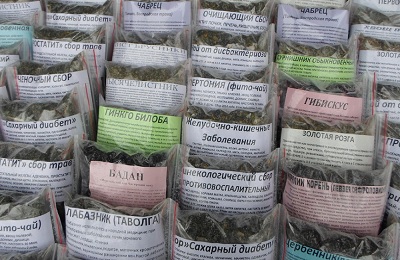 Упаковки трав