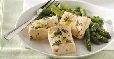 Рыба в тарелке