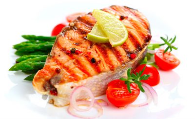 Стейк лосося