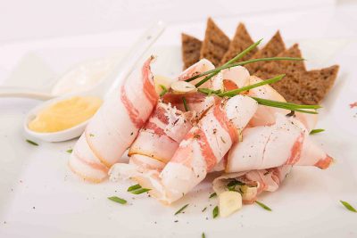 Кусочки сала