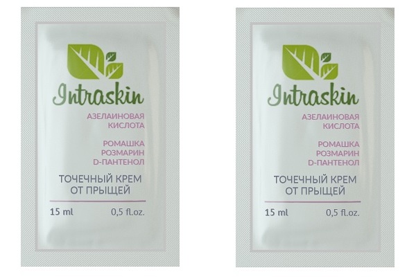 Точечный крем от акне на щеках