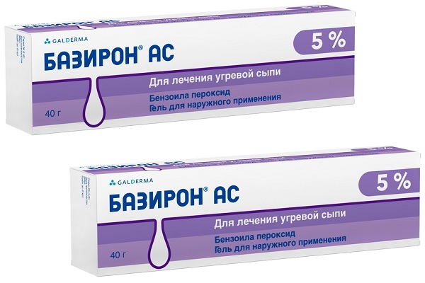 Базирон АС от акне у мужчин