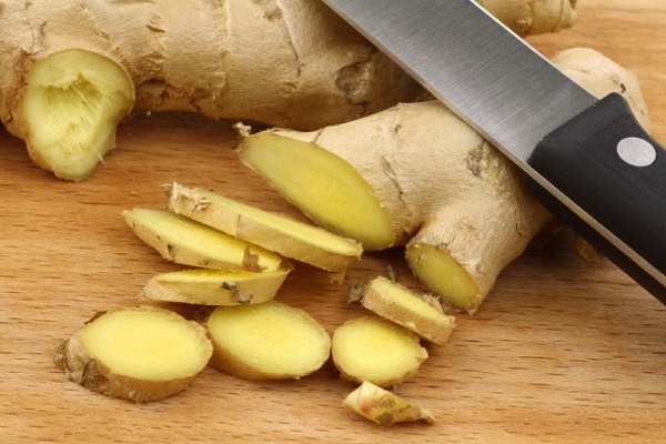 Полезный при прыщах имбирь