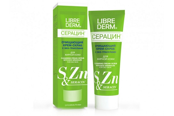 Крем Серацин от прыщей