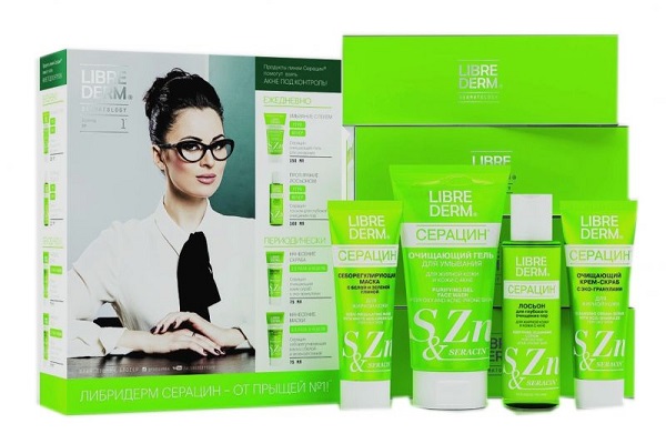 Комплекс Серацин для лечения прыщей