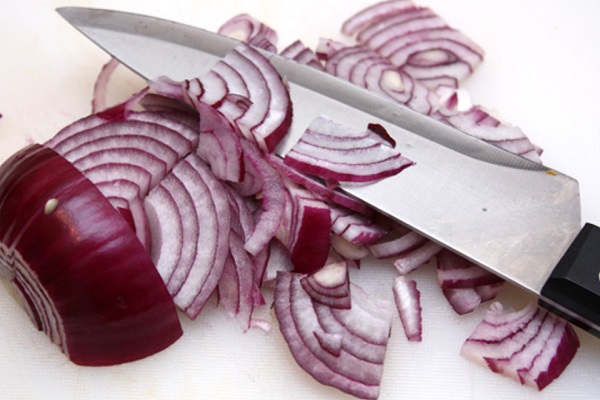 Лук полукольцами