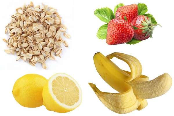 Овсянка и фрукты