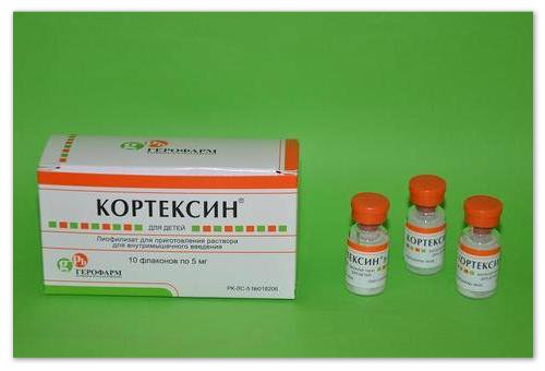 Кортексин для детей: инструкция по применению, при внутримышечном уколе