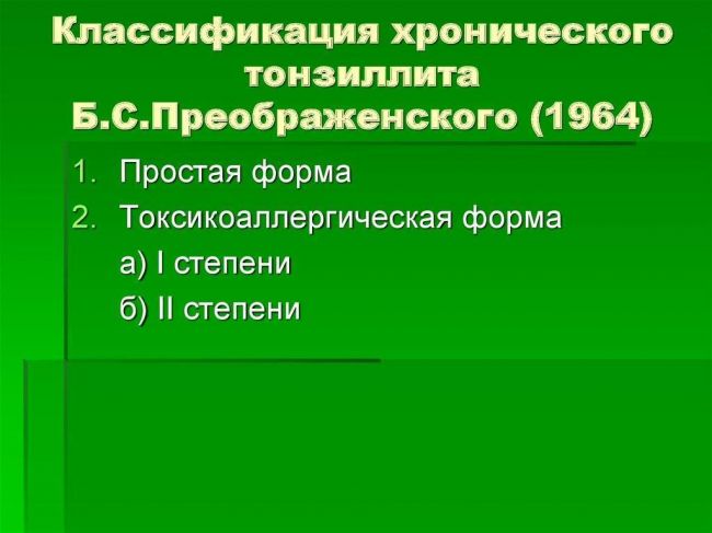 Хронический тонзиллит: компенсированный, декомпенсированный