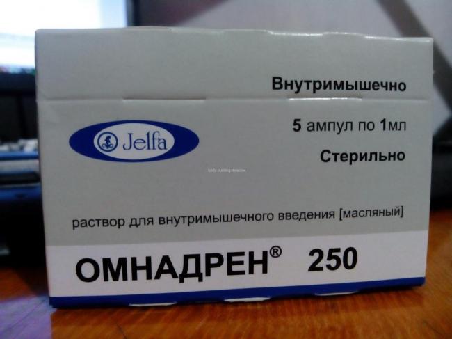 Омнадрен 250: инструкция к применению, цена курса и состав
