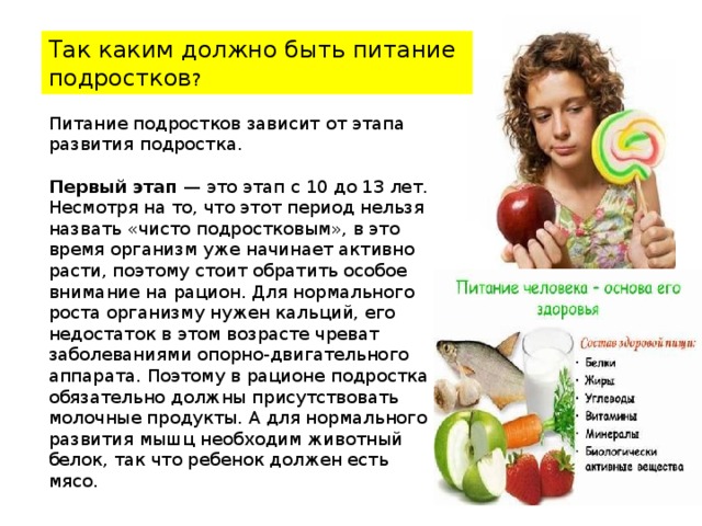 Правильное питание детей: рацион, принципы, примерное меню