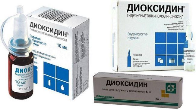 Применение Диоксидина в ухо