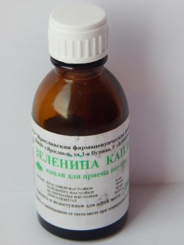 Капли зеленина: показания и противопоказания, способ применения