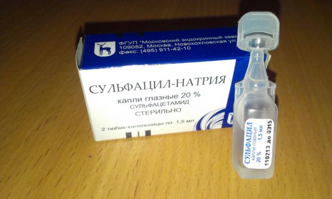 Глазные капли сульфацил натрия - состав, показания для детей и взрослых, побочные действия, цена и аналоги