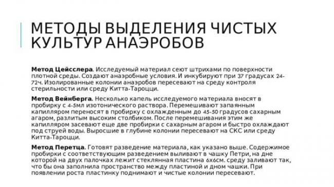 Выделение чистой культуры