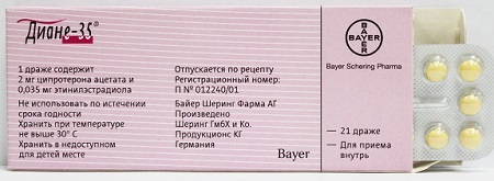 Диане-35 - инструкция по применению