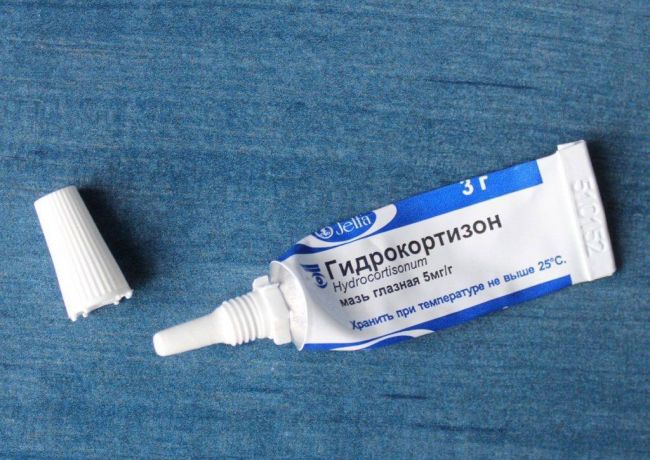 Гидрокортизон (мазь глазная) : инструкция по применению