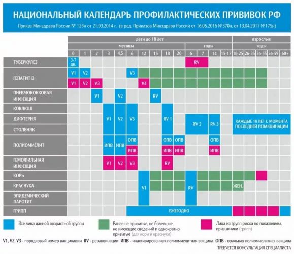 Календарь прививок для детей до 3 лет: таблица, описания и советы