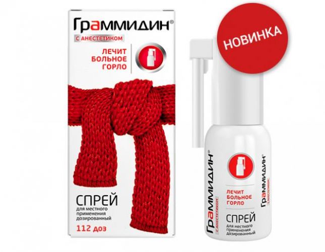 Спрей для горла с антибиотиком для детей и взрослых