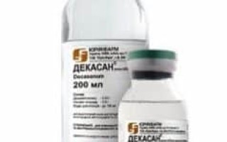 Декасан для ингаляций при заболеваниях дыхательных путей