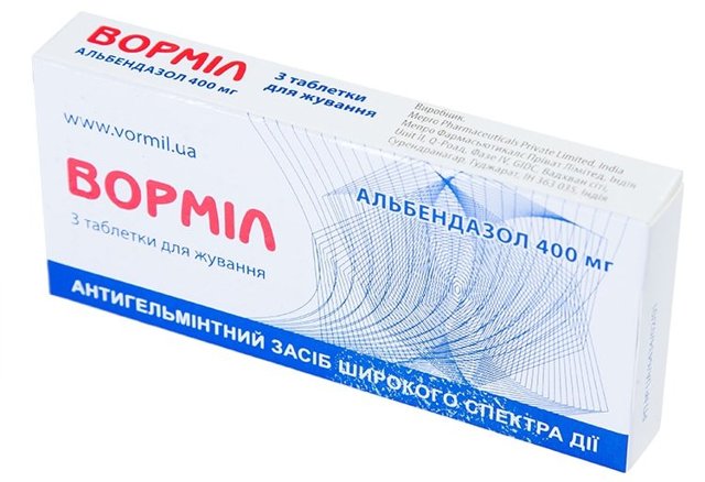 Эффективность альбендазола для детей при гельминтозах
