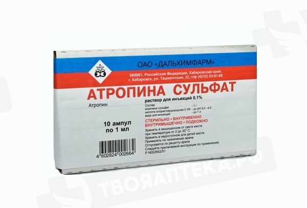Инструкция по применению глазных капель атропин