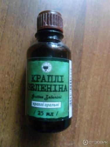 Капли зеленина: как принимать, состав, показания