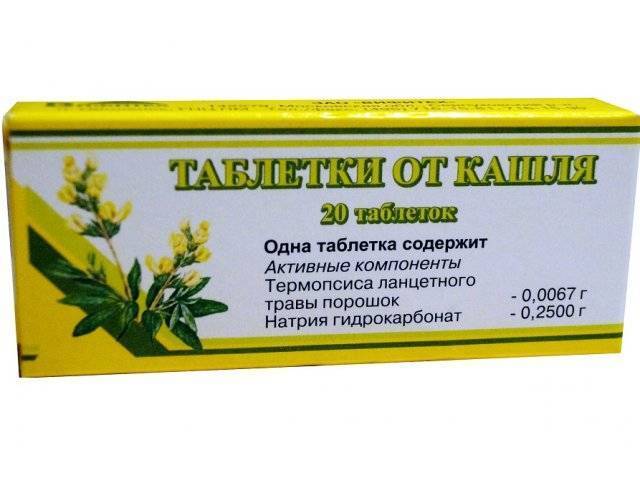 Термопсол, таблетки от кашля, инструкция по применению