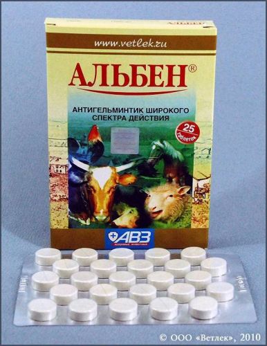Ветеринарный препарат Альбен C