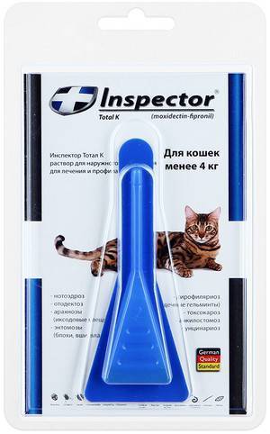 Капли Инспектор для кошек