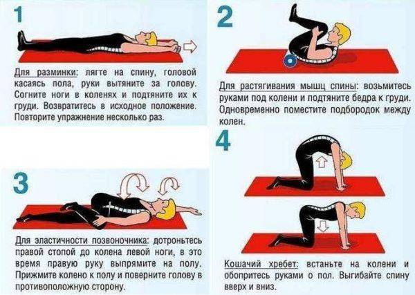 Лечебная гимнастика для позвоночника при грыже поясничного отдела