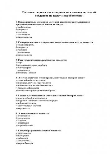 Грамположительные и грамотрицательные бактерии