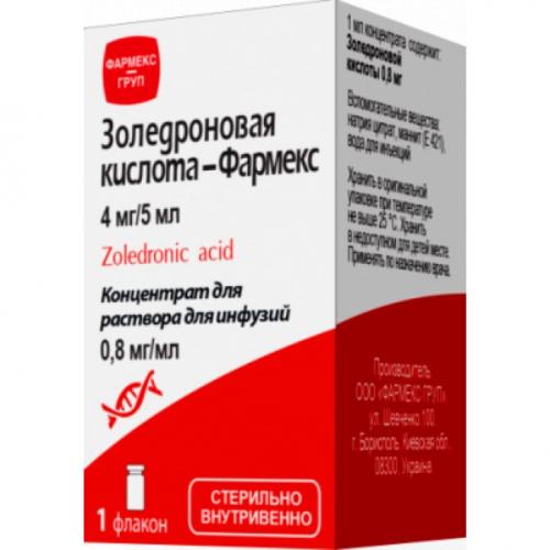 Инструкция по применению препаратов золедроновой кислоты - механизм действия, побочные эффекты и цена