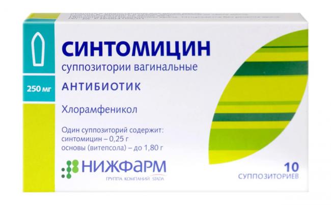 Синтомициновые свечи в гинекологии