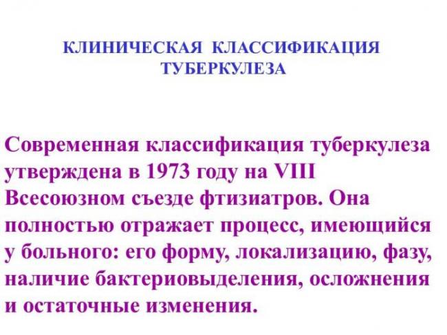Диссеминированный туберкулез легких - дифференциальная диагностика