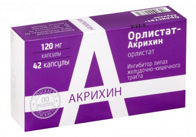 Лекарства от ожирения (орлистат, сибутрамин и их аналоги)