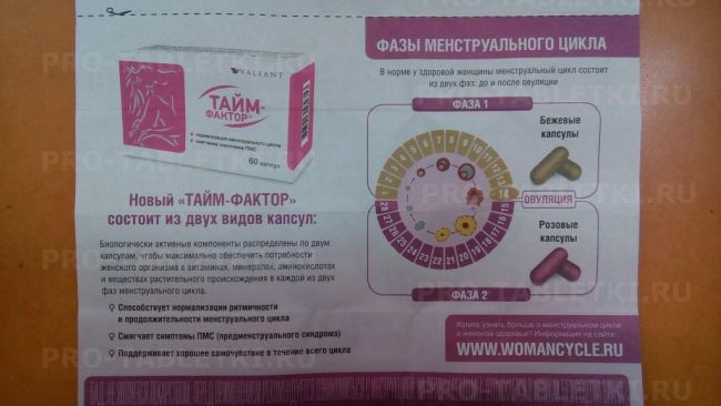 Тайм-фактор: особенности приема и специфика воздействия на организм