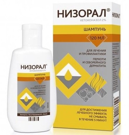 Шампунь против перхоти низорал