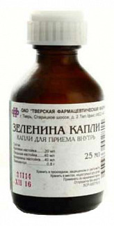 Зеленина капли