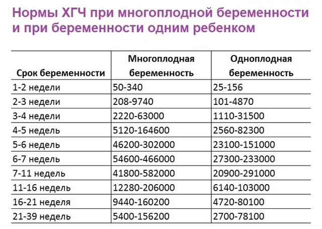 Хгч: таблица норм по неделям беременности. возможные ошибки и патологии