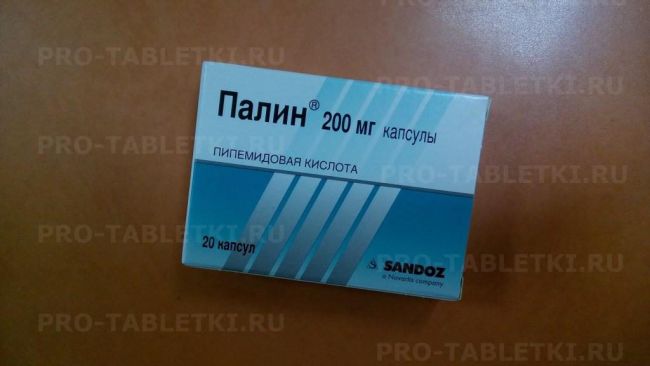 Инструкция для применения палина при цистите