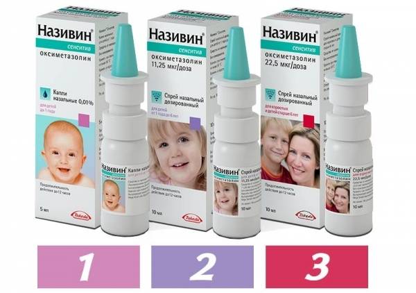 Капли в нос для маленьких детей
