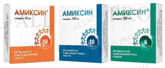 Таблетки амиксин: инструкция по применению
