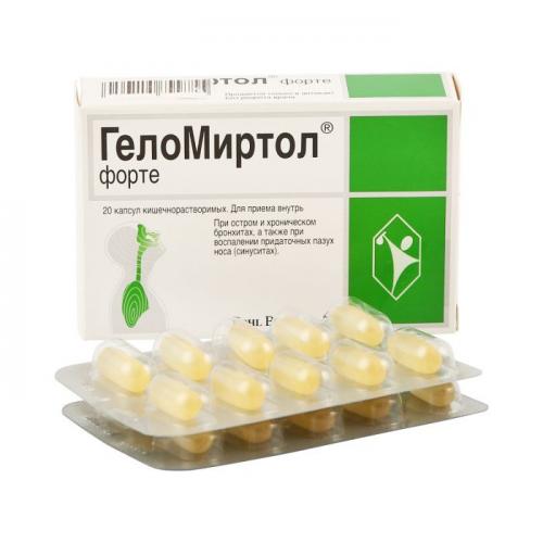 Геломиртол форте – инструкция по применению, цена, отзывы, аналоги