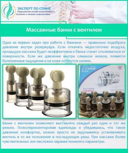 Массаж спины баночный