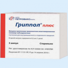 Вакцина «гриппол плюс»