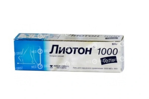 Лиотон 1000 гель: способы применения, аналоги